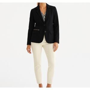 CHICO’S Black Textured Jacket | Size 3 (L/XL) | Cotton Blend | Polished Layers